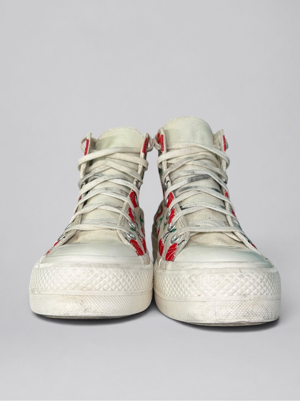 Converse Chuck Taylor All Star Lift Cherries Platform High Women’s 8.5 - Picture 4 of 13